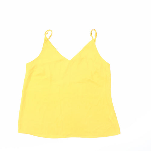 Primark Womens Yellow   Basic Tank Size 10