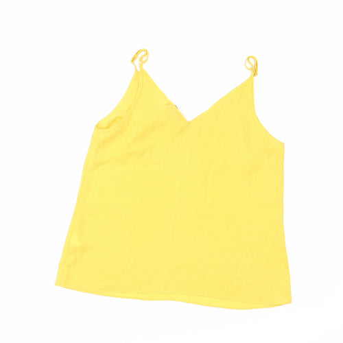 Primark Womens Yellow   Basic Tank Size 10