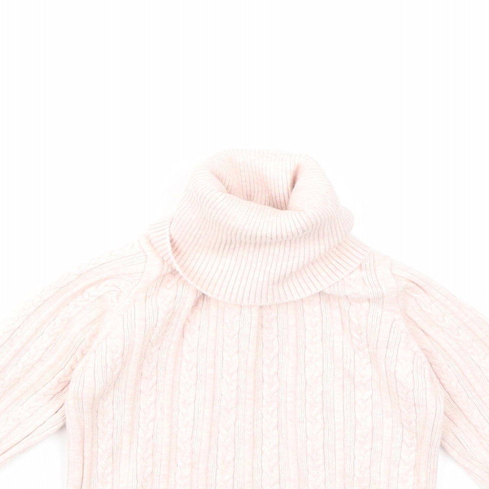 NEXT Girls Pink   Pullover Jumper Size 2-3 Years