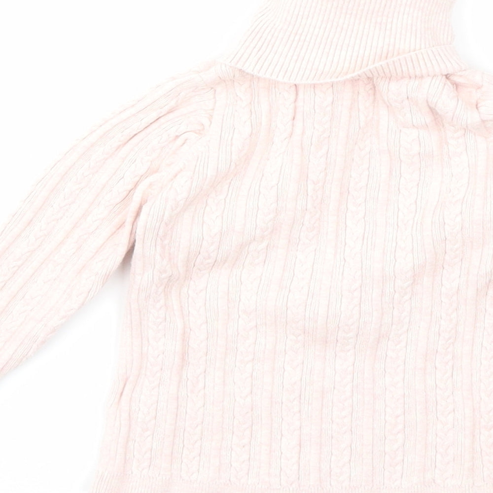NEXT Girls Pink   Pullover Jumper Size 2-3 Years