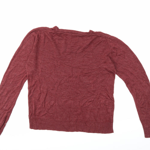 Cedar Wood State Mens Red  Knit Pullover Jumper Size XL