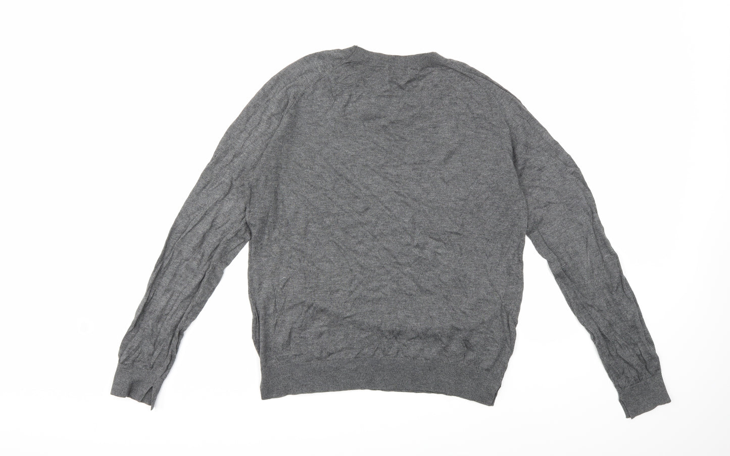 H&M Womens Grey  Knit Pullover Jumper Size M