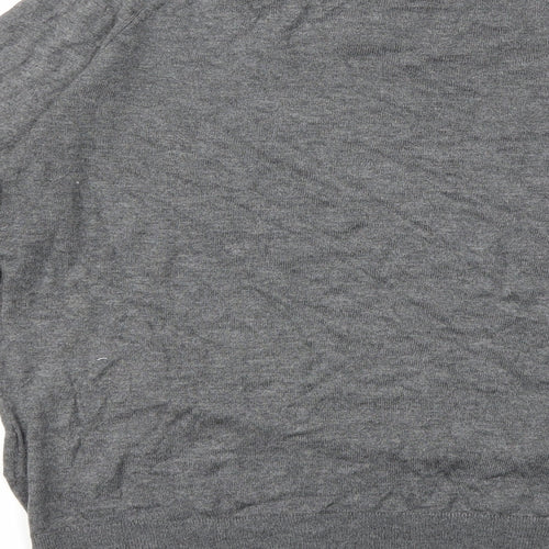 H&M Womens Grey  Knit Pullover Jumper Size M