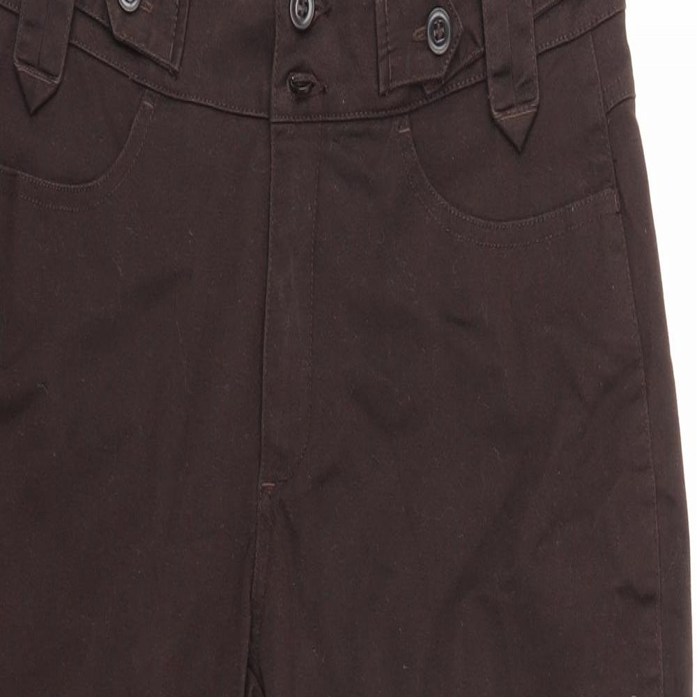TCM Womens Brown   Cropped Trousers Size 12 L20 in