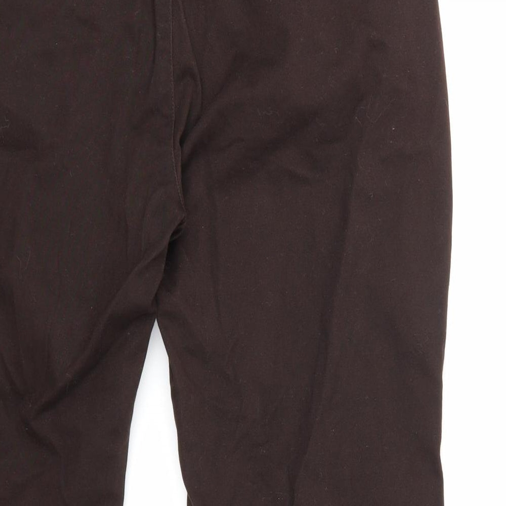 TCM Womens Brown   Cropped Trousers Size 12 L20 in