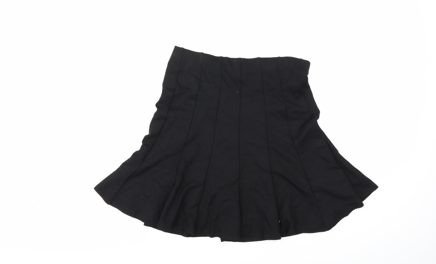 Marks and Spencer Womens Black   Flare Skirt Size 12