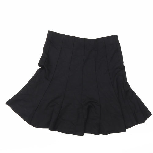 Marks and Spencer Womens Black   Flare Skirt Size 12