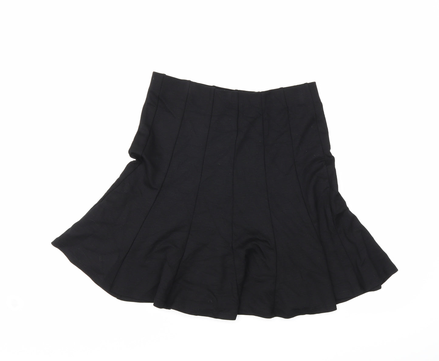 Marks and Spencer Womens Black   Flare Skirt Size 12