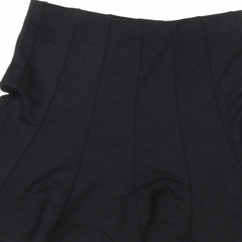 Marks and Spencer Womens Black   Flare Skirt Size 12