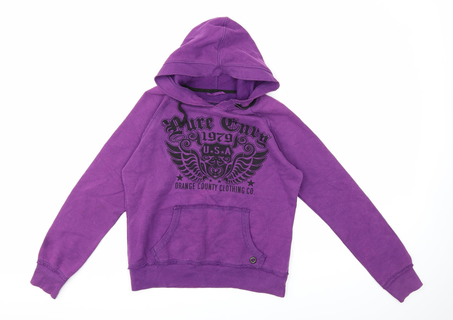 New Look Womens Purple   Pullover Hoodie Size 12