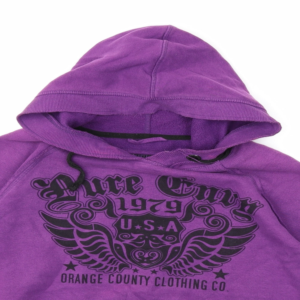 New Look Womens Purple   Pullover Hoodie Size 12