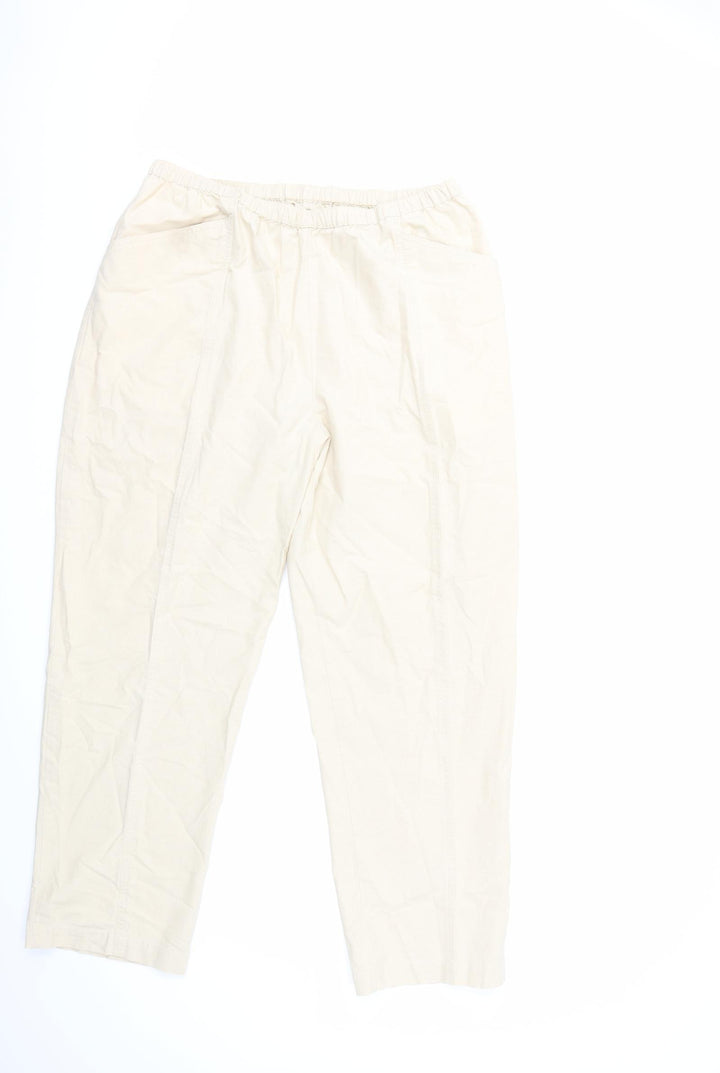 EWM Womens Beige   Trousers  Size 18 L29 in