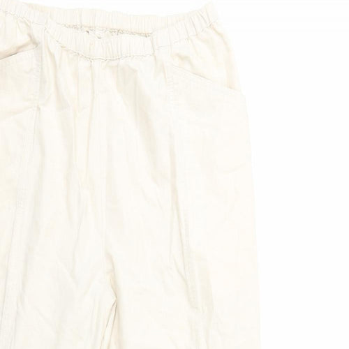 EWM Womens Beige   Trousers  Size 18 L29 in