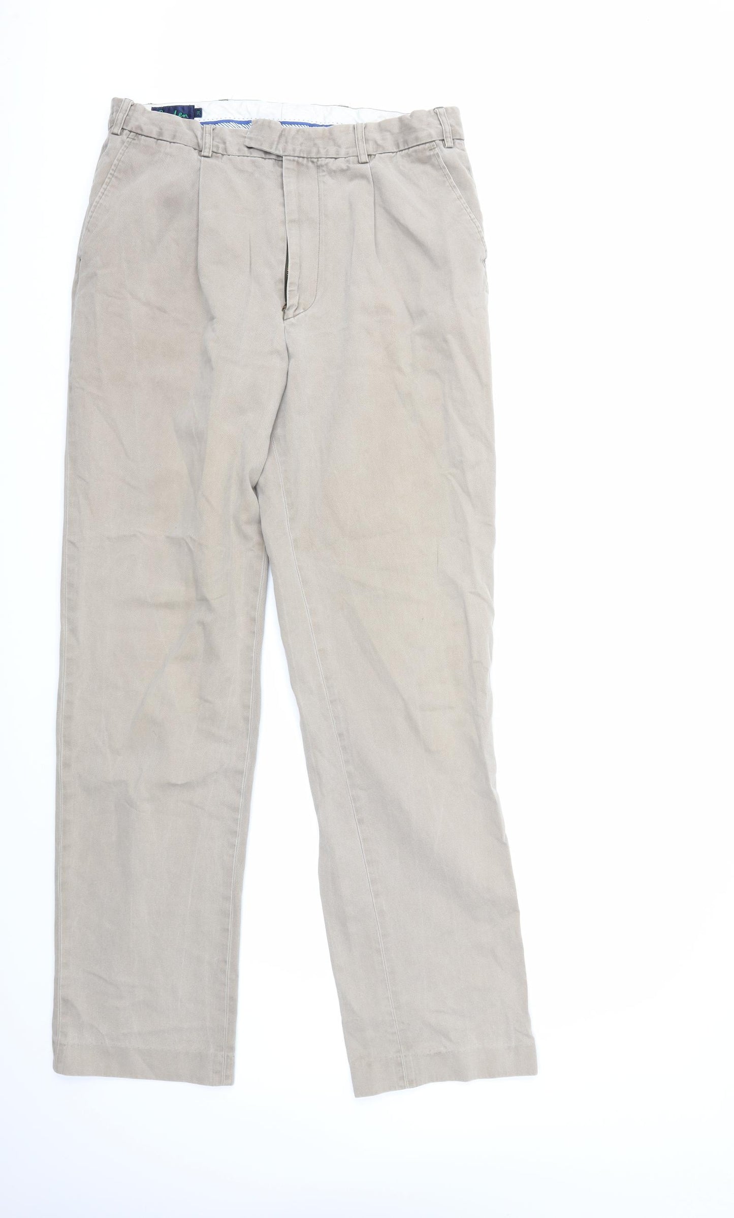 Boden Mens Grey   Chino Trousers Size 36 in L34 in