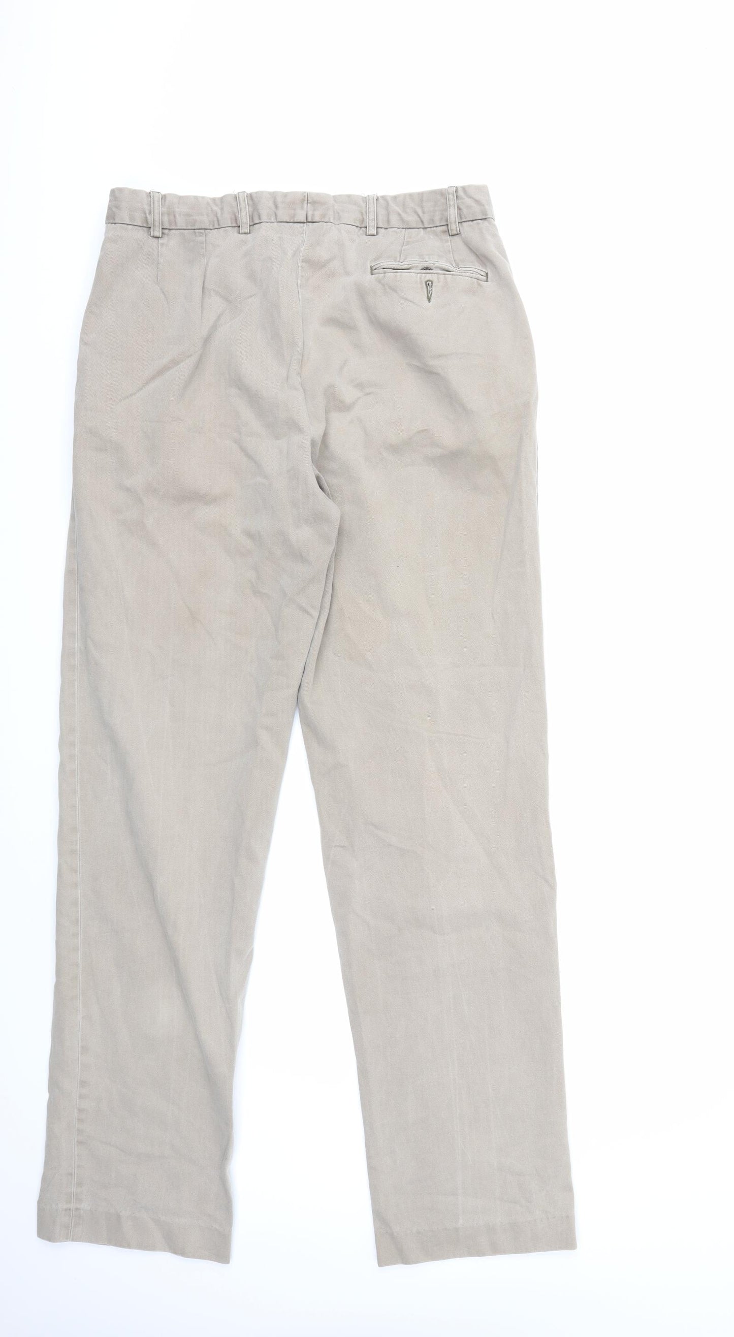 Boden Mens Grey   Chino Trousers Size 36 in L34 in