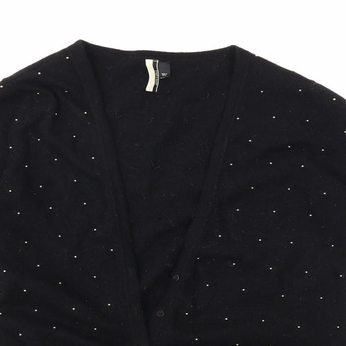 Topshop Womens Black   Cardigan Jumper Size 10