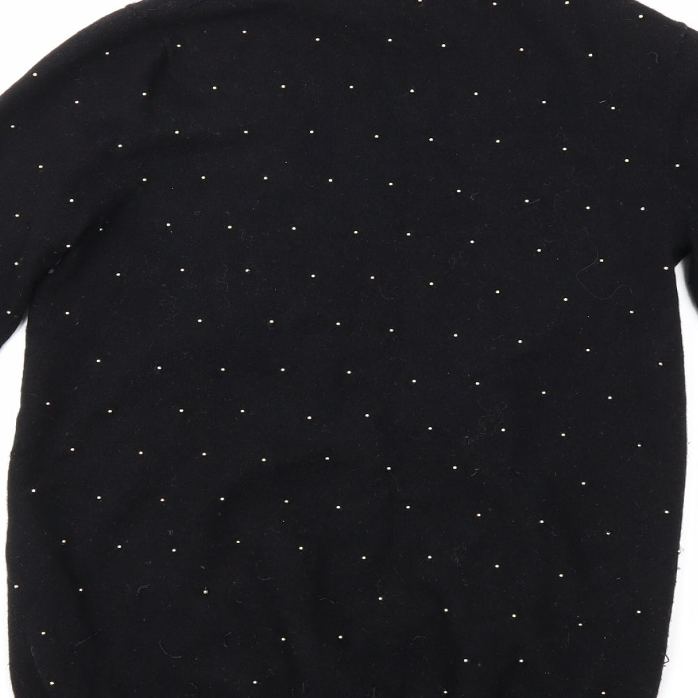 Topshop Womens Black   Cardigan Jumper Size 10