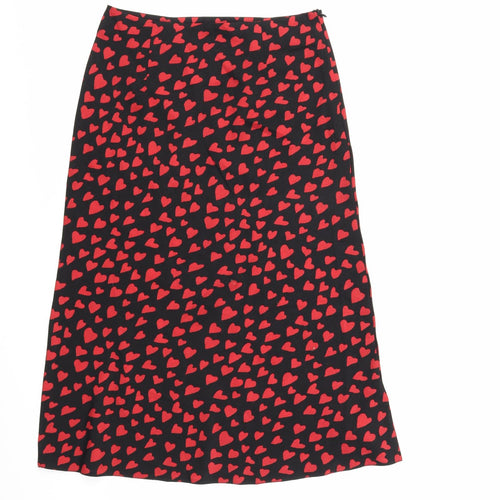 Nasty Gal Womens Black   A-Line Skirt Size 10