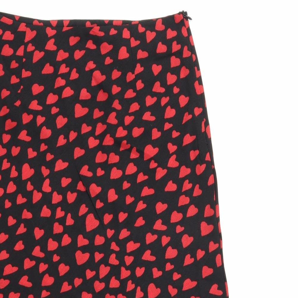 Nasty Gal Womens Black   A-Line Skirt Size 10