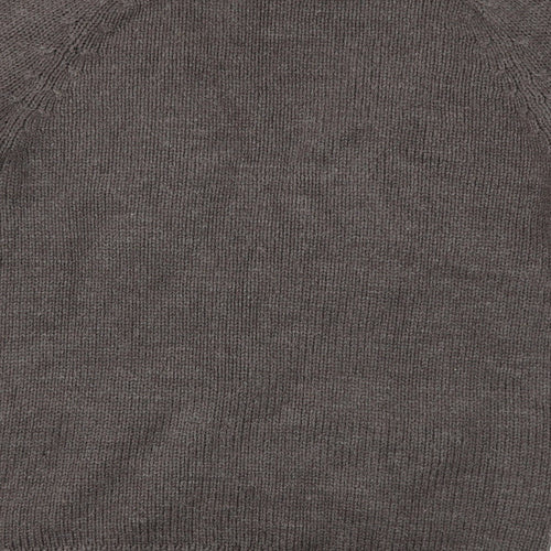 H&M Womens Grey  Knit Cardigan Jumper Size S
