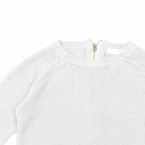 Zara Womens Grey  Knit Pullover Jumper Size S