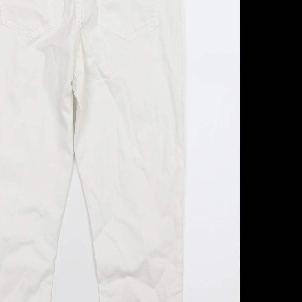 Marks and Spencer Womens White  Denim Skinny Jeans Size 10 L22 in