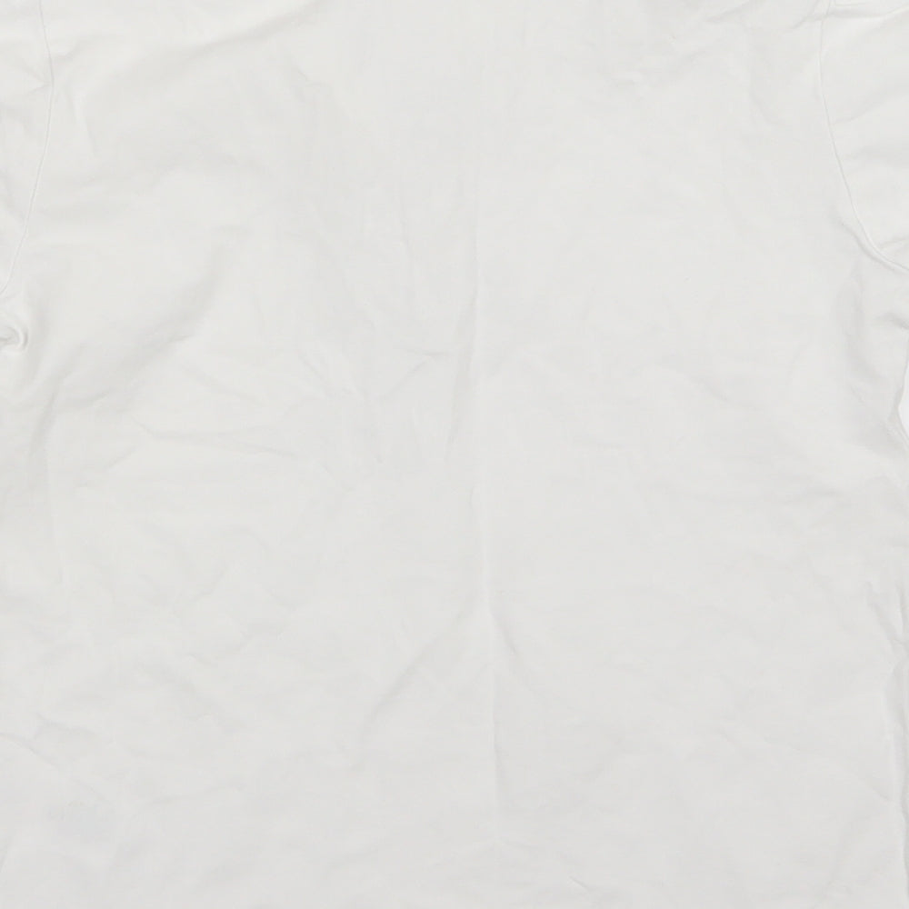 George Girls White  Jersey Basic T-Shirt Size 10-11 Years