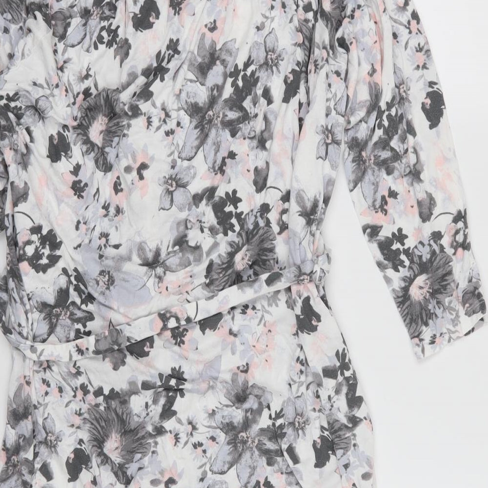 George Womens Multicoloured Floral Jersey  Gown Size 16