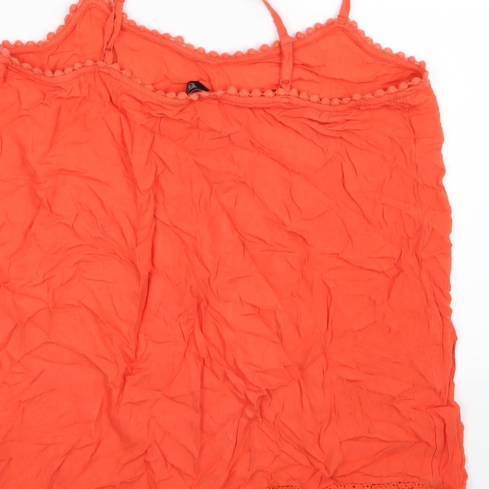 F&F Womens Red   Basic Blouse Size 8