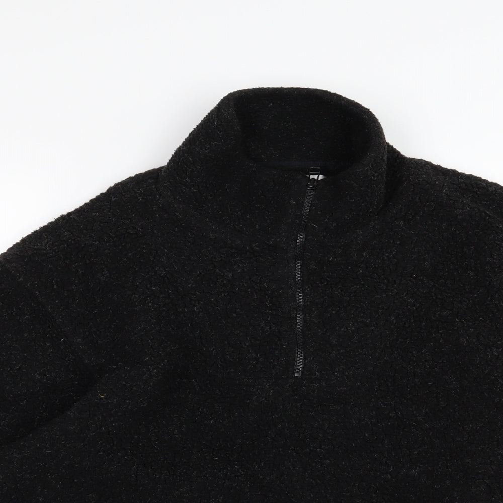 Avenue Mens Black  Fleece Jacket  Size L
