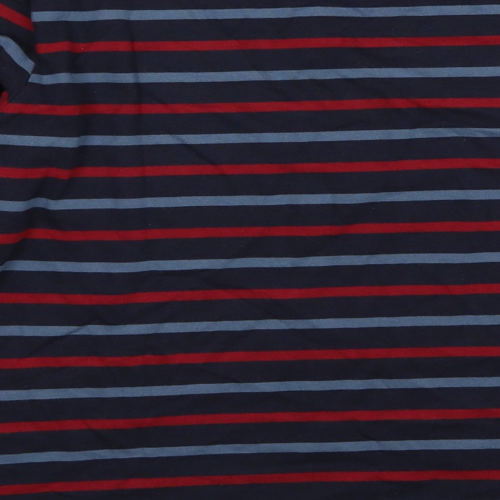 Seasalt Womens Blue Striped Jersey Basic T-Shirt Size 14