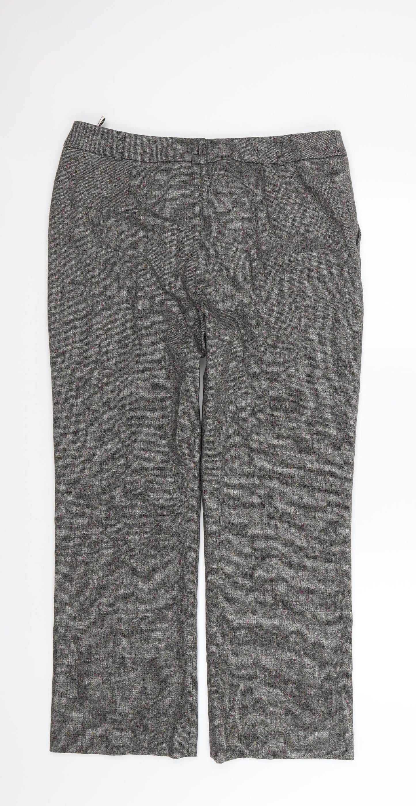 Minuet Womens Grey   Trousers  Size 16 L28 in