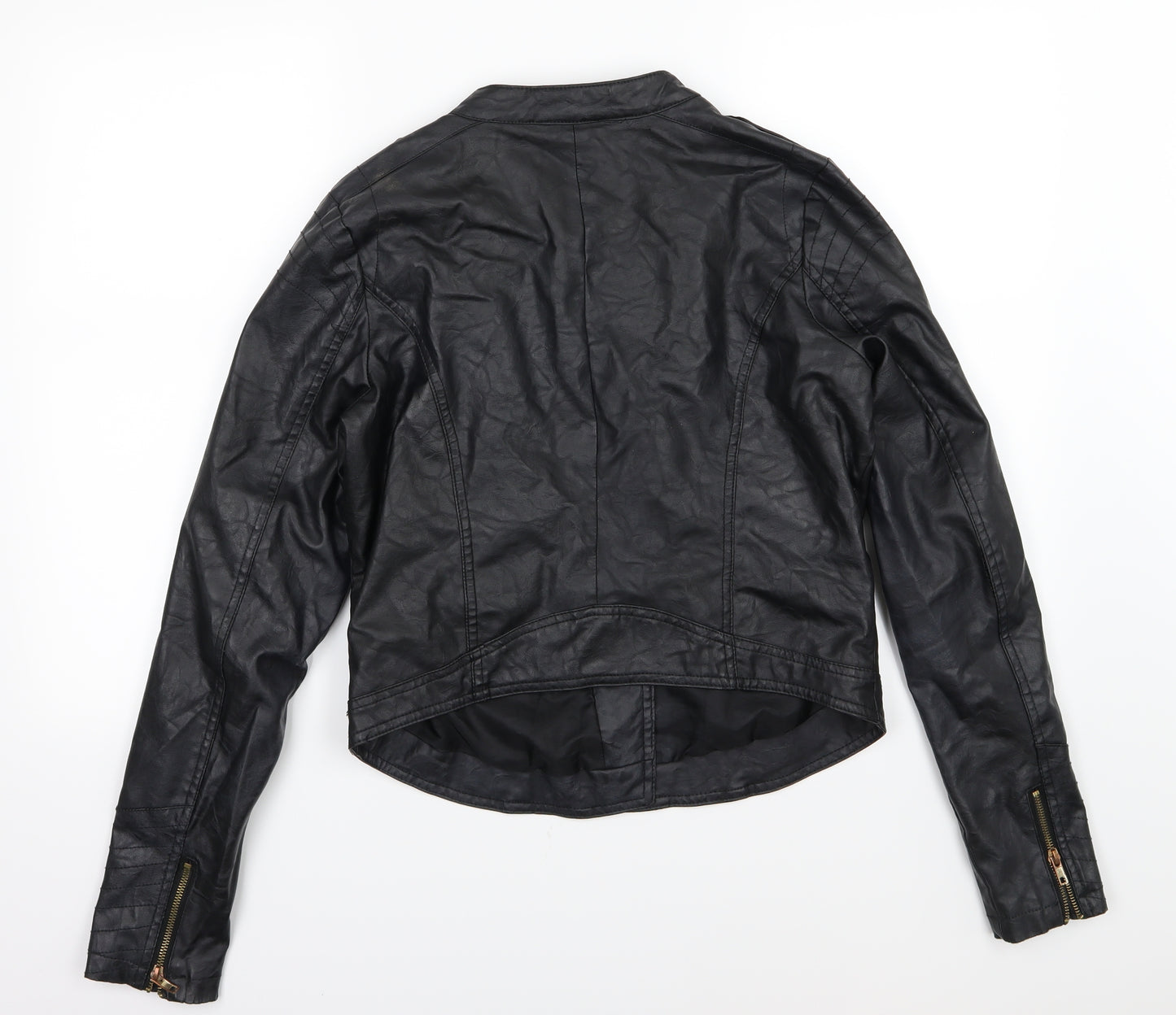 Atmosphere Womens Black   Jacket  Size 14  - Leather Effect
