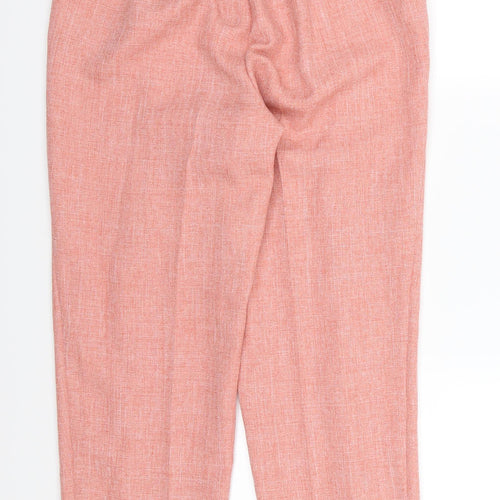 EWM Womens Pink  Rayon Trousers  Size 10 L25 in