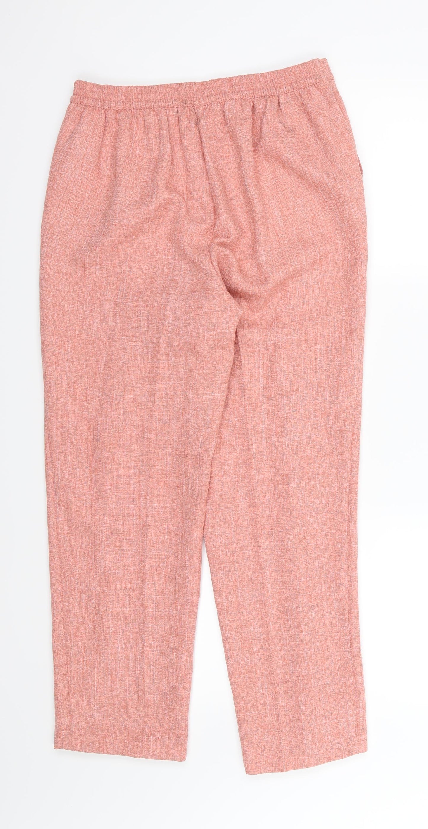 EWM Womens Pink  Rayon Trousers  Size 10 L25 in