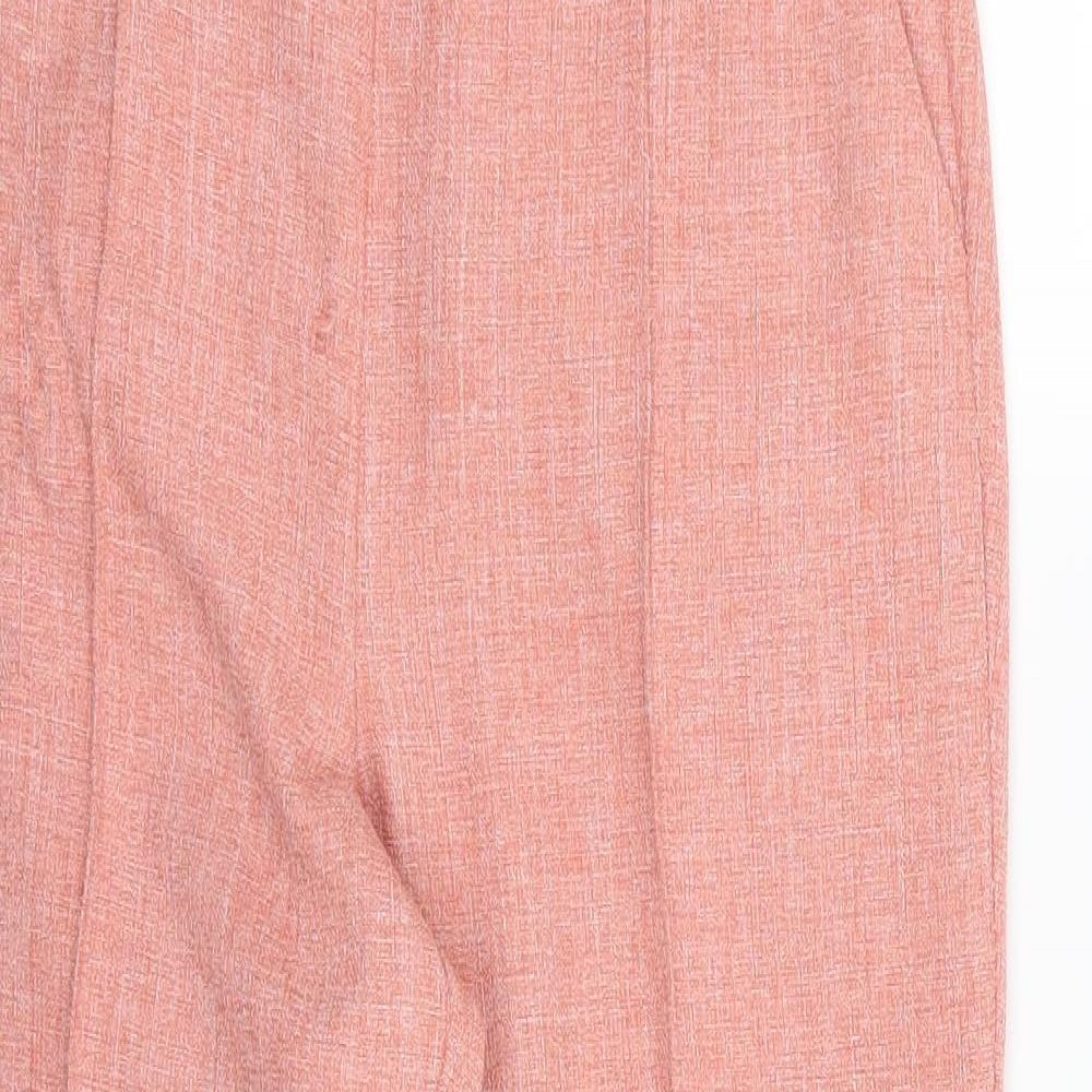 EWM Womens Pink  Rayon Trousers  Size 10 L25 in