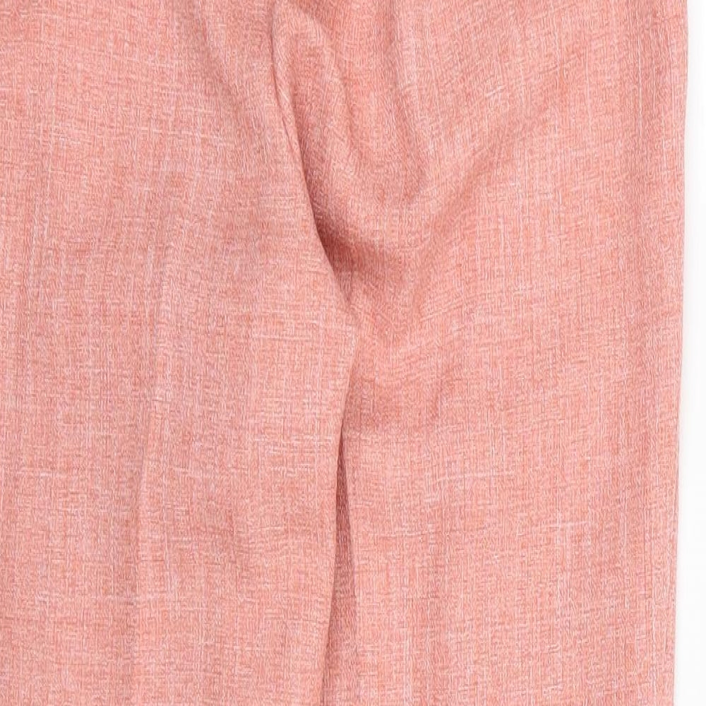 EWM Womens Pink  Rayon Trousers  Size 10 L25 in