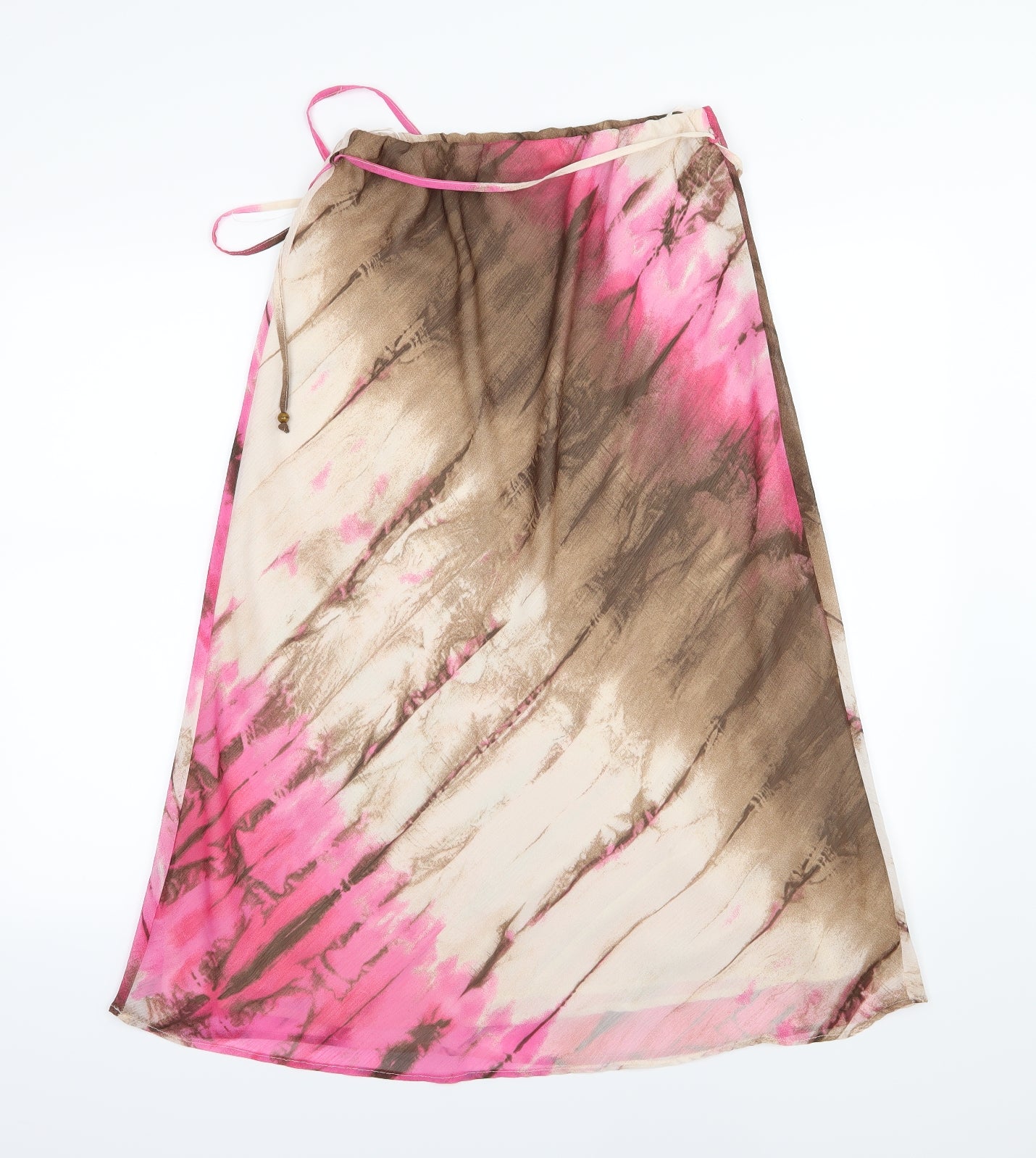 George Womens Multicoloured  Chiffon A-Line Skirt Size 12