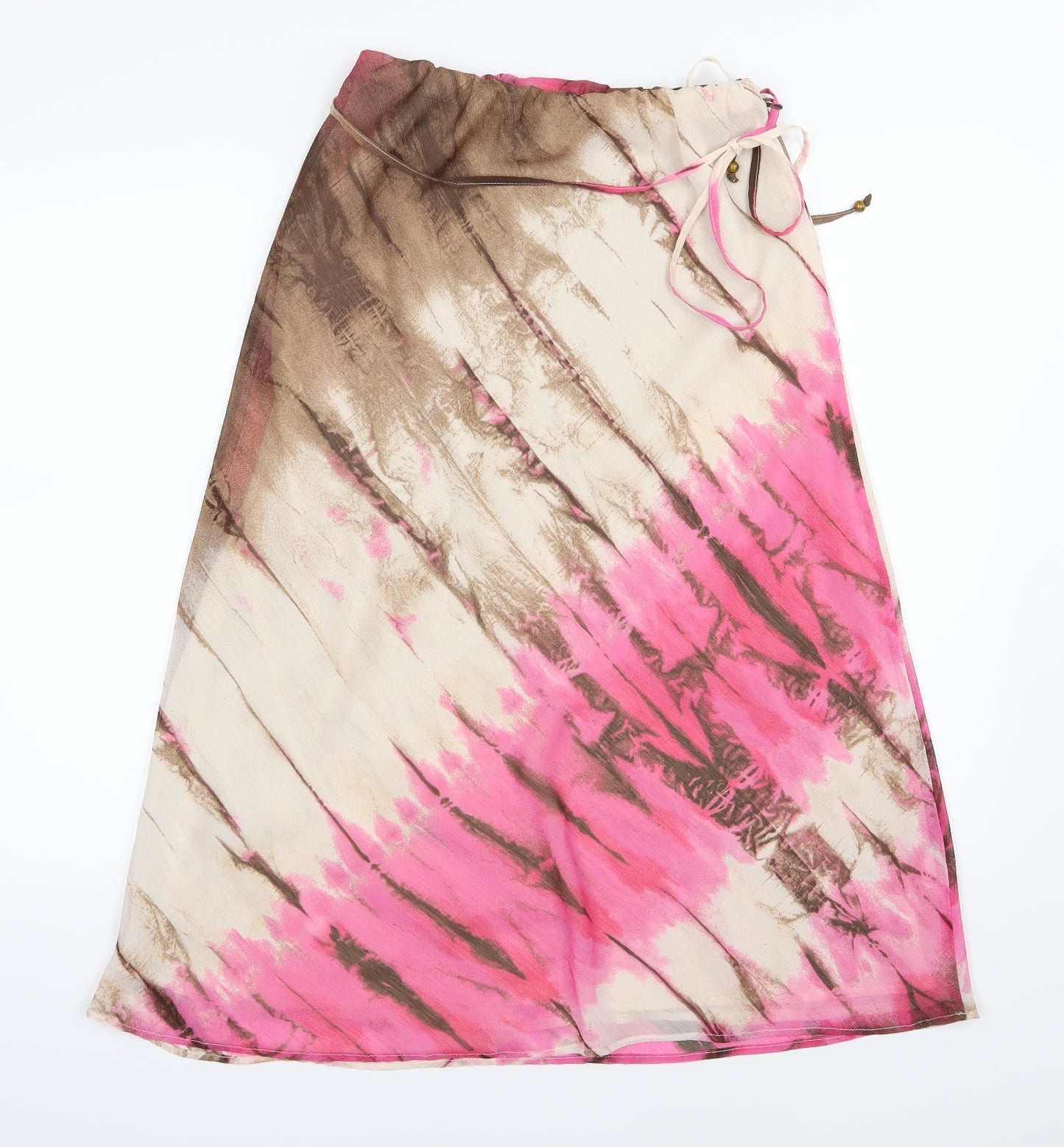 George Womens Multicoloured  Chiffon A-Line Skirt Size 12