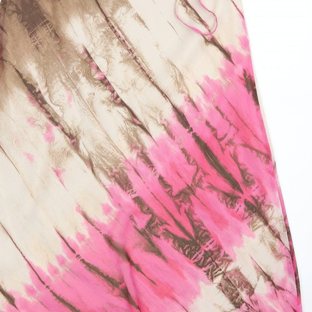 George Womens Multicoloured  Chiffon A-Line Skirt Size 12