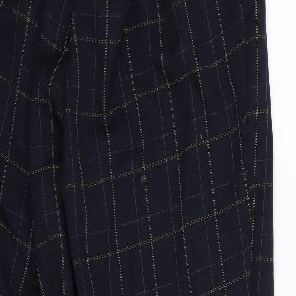 Damart Womens Blue Striped  Trousers  Size 12 L27 in