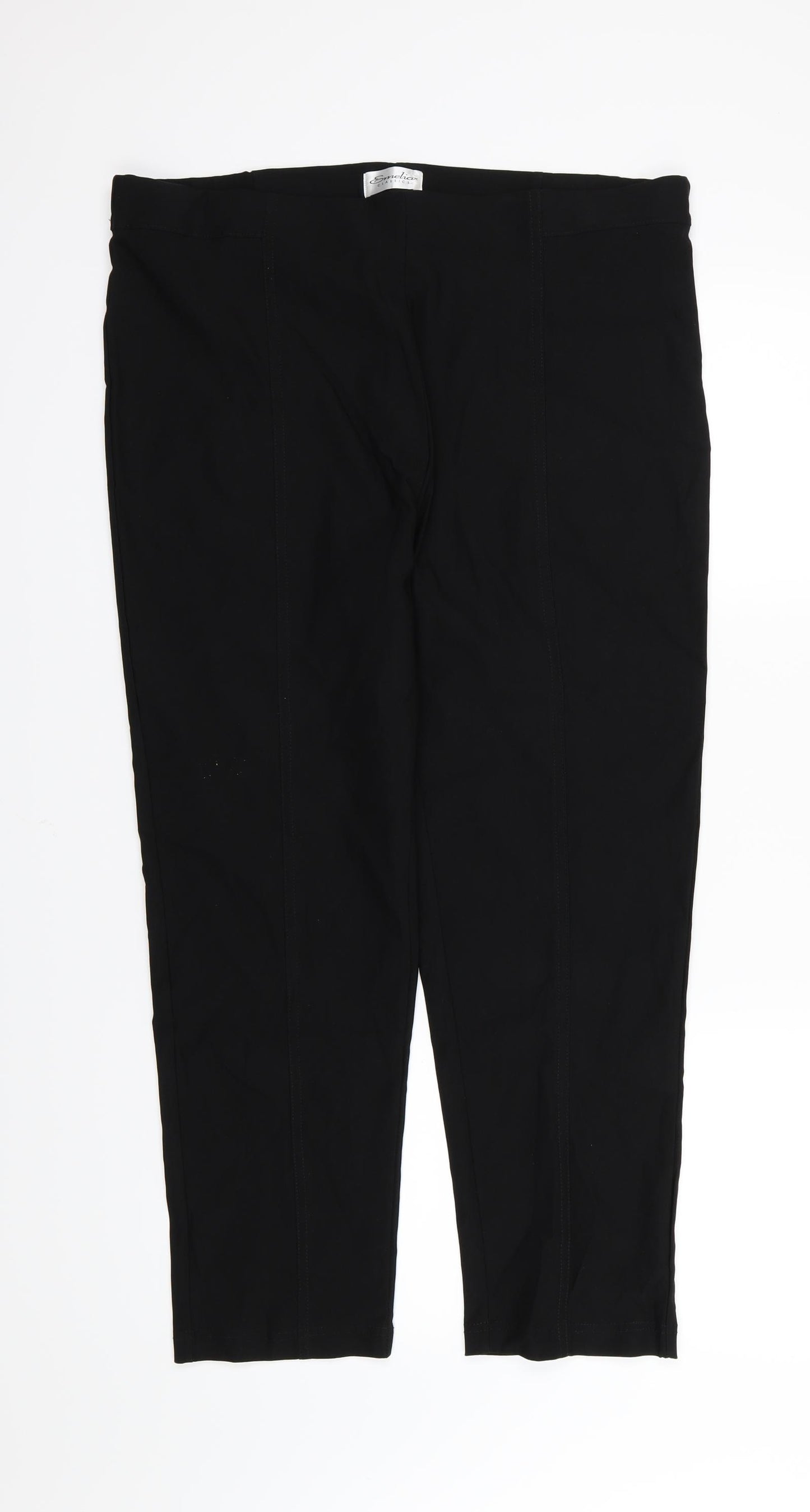 Emeliax Womens Black   Trousers  Size 18 L25 in