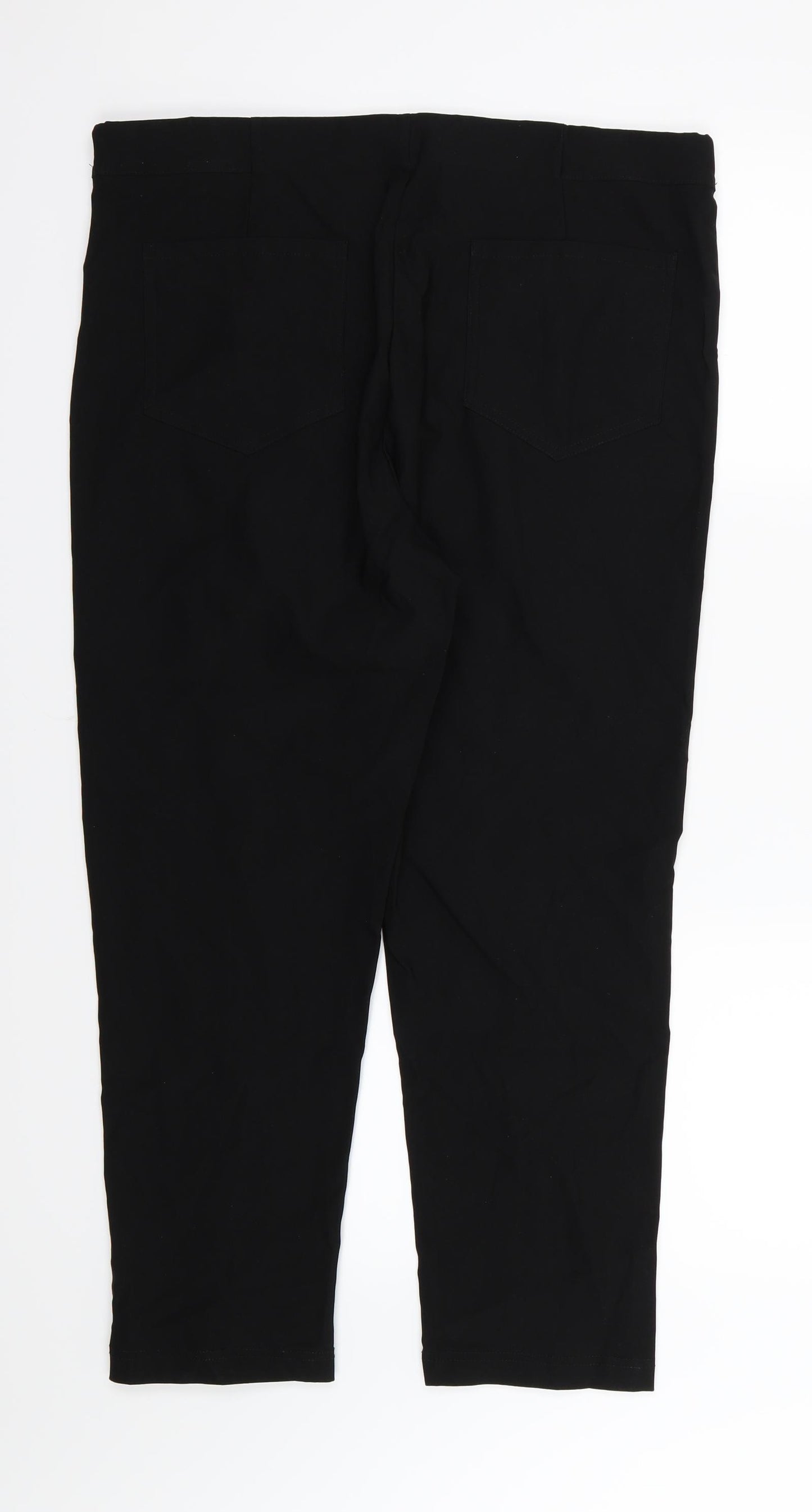 Emeliax Womens Black   Trousers  Size 18 L25 in