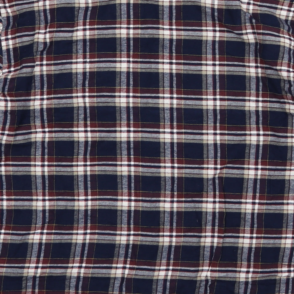 Marks and Spencer Mens Blue Striped   Pyjama Top Size L
