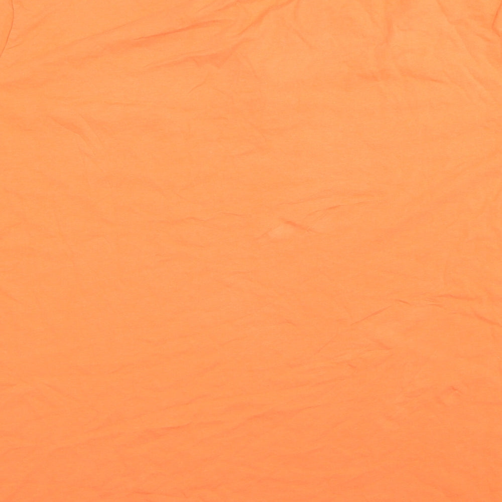 Cotton Traders Mens Orange  Jersey  T-Shirt Size 4XL