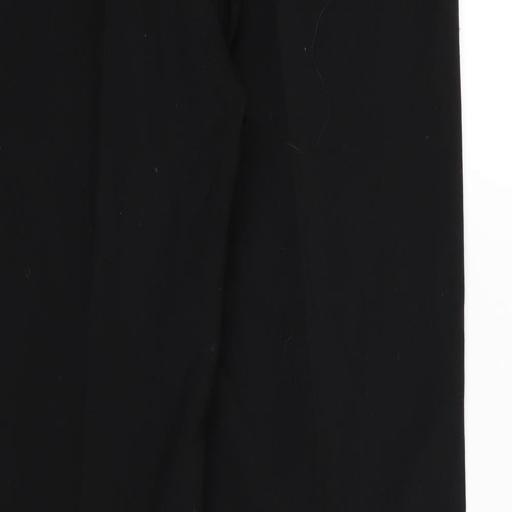 Wallis Womens Black  Rayon Trousers  Size 10 L31 in