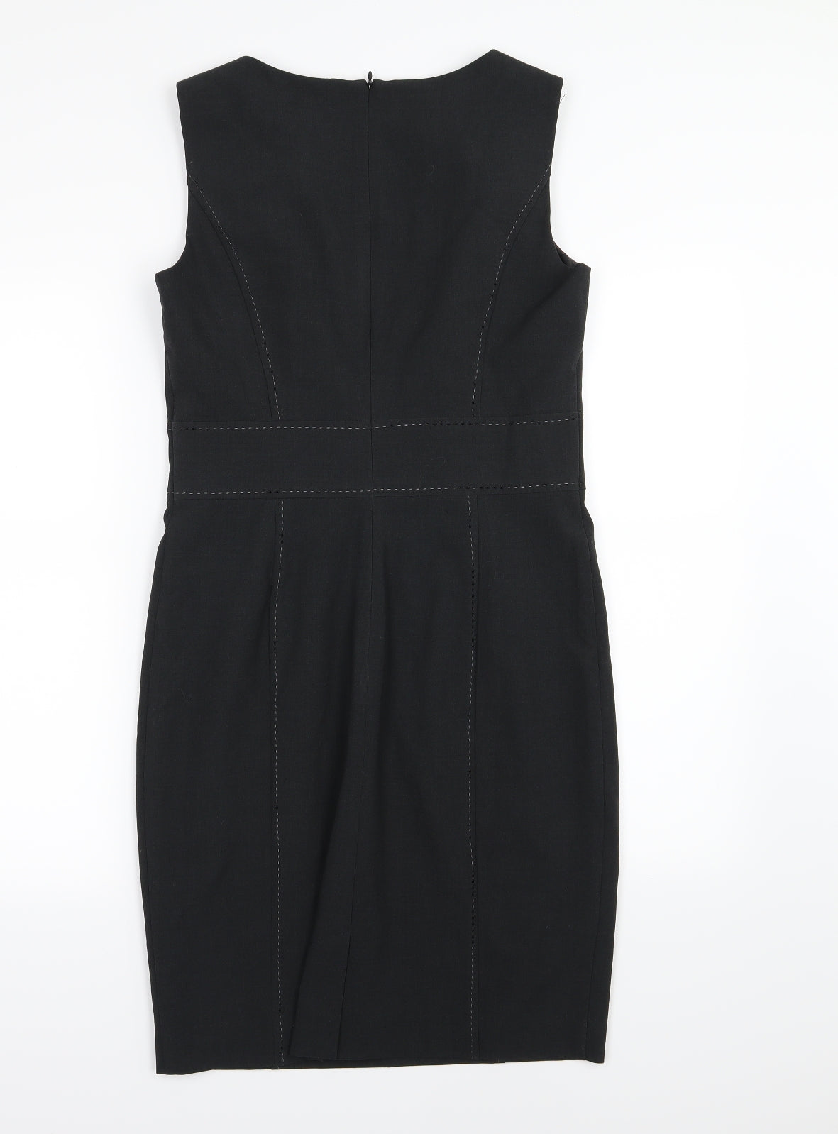 Marks and Spencer Womens Grey  Rayon Pencil Dress  Size 12