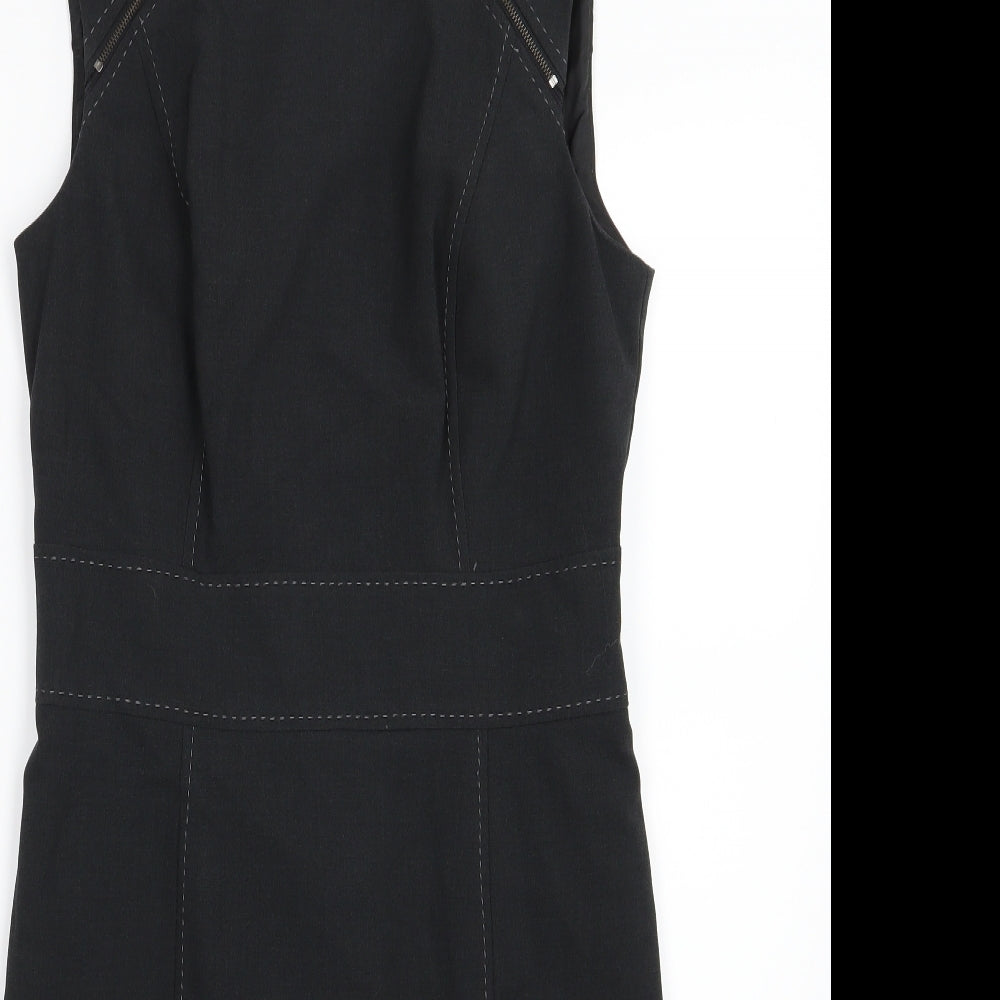 Marks and Spencer Womens Grey  Rayon Pencil Dress  Size 12