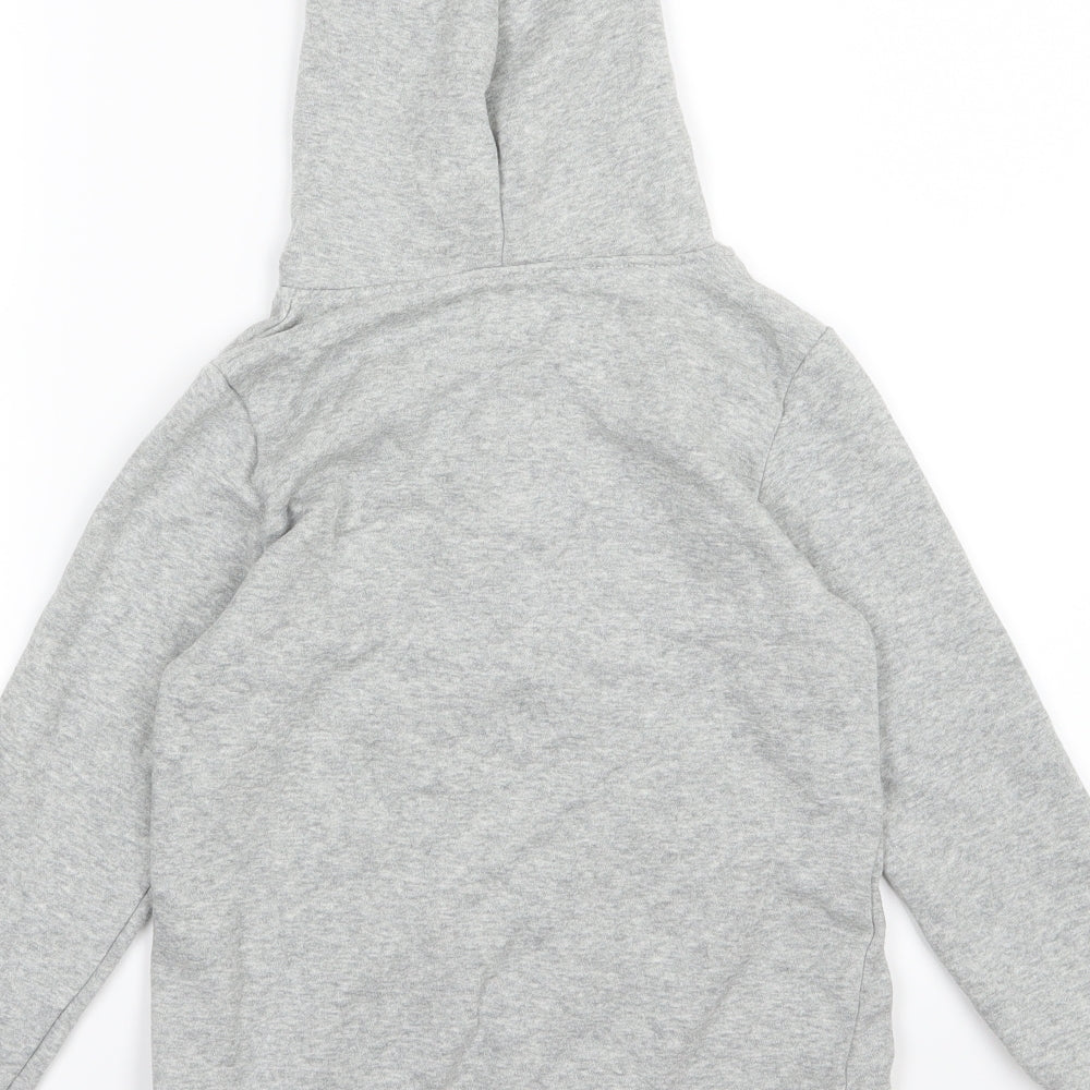 Gap Girls Grey  Jersey Pullover Hoodie Size 8 Years