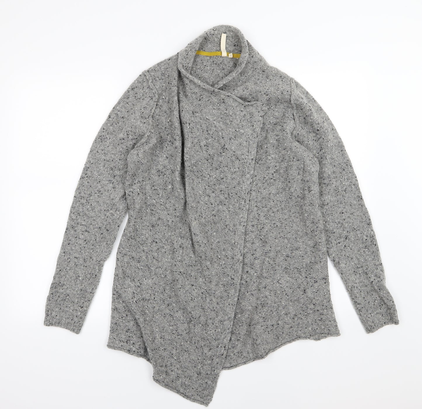 White Stuff Womens Grey  Knit Cardigan Jumper Size 12